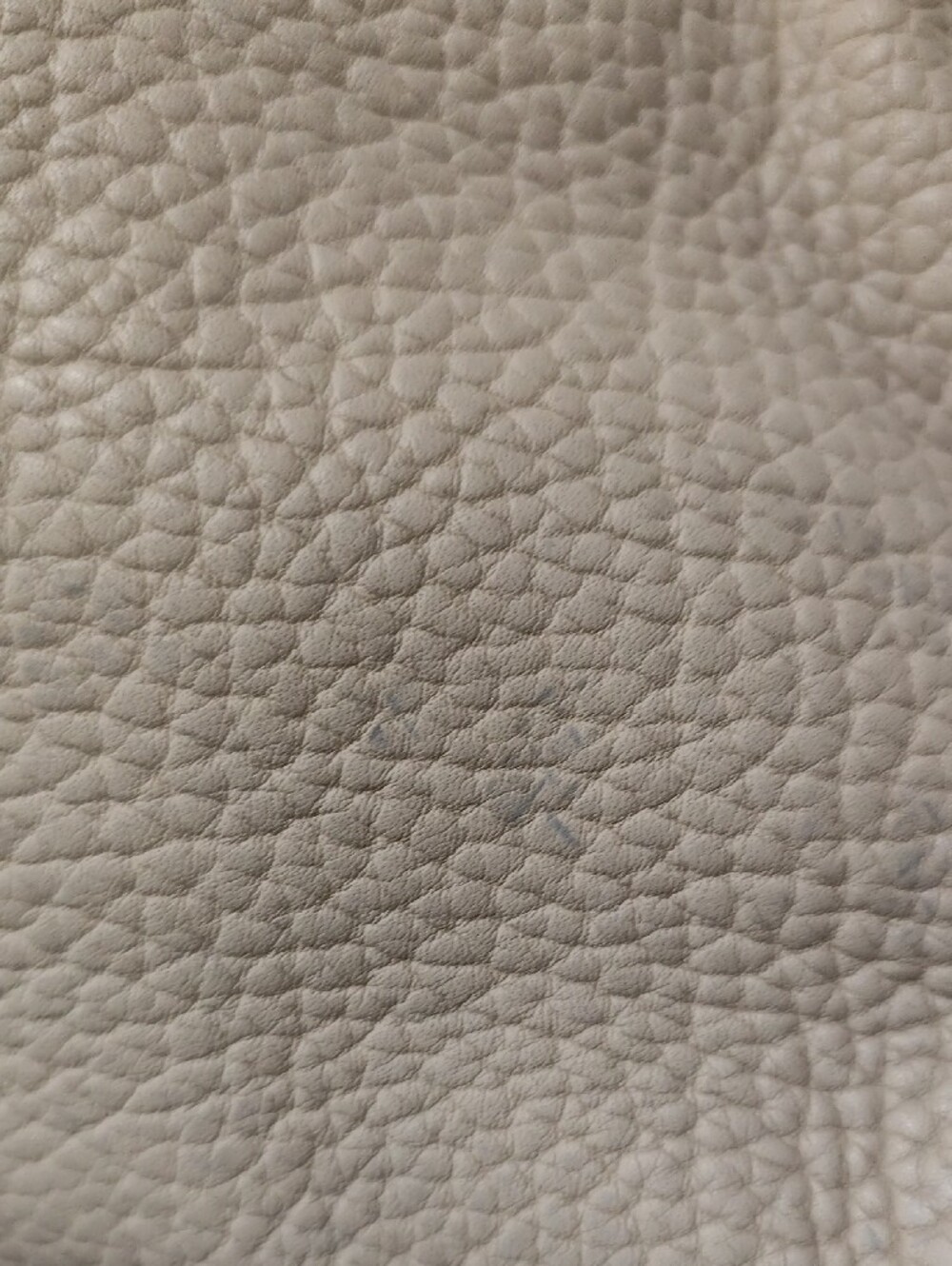 Dooney & Bourke Cream Pebbled Leather Shoulder Bag with Brown Trim - Picture 4 of 16